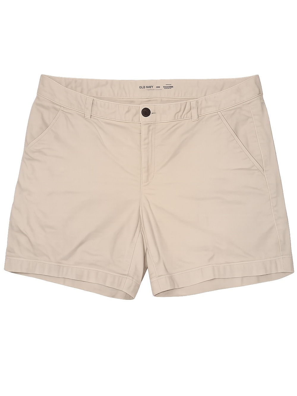 Old Navy Women's Light Beige Chino Bermuda Shorts